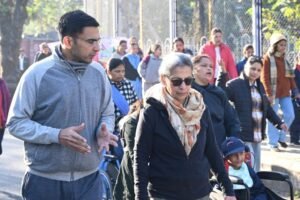 डीएम सविन बंसल संग अर्ली मॉर्निंग वॉक बढा गई बौद्धिक दिव्यांगजन का हौसला