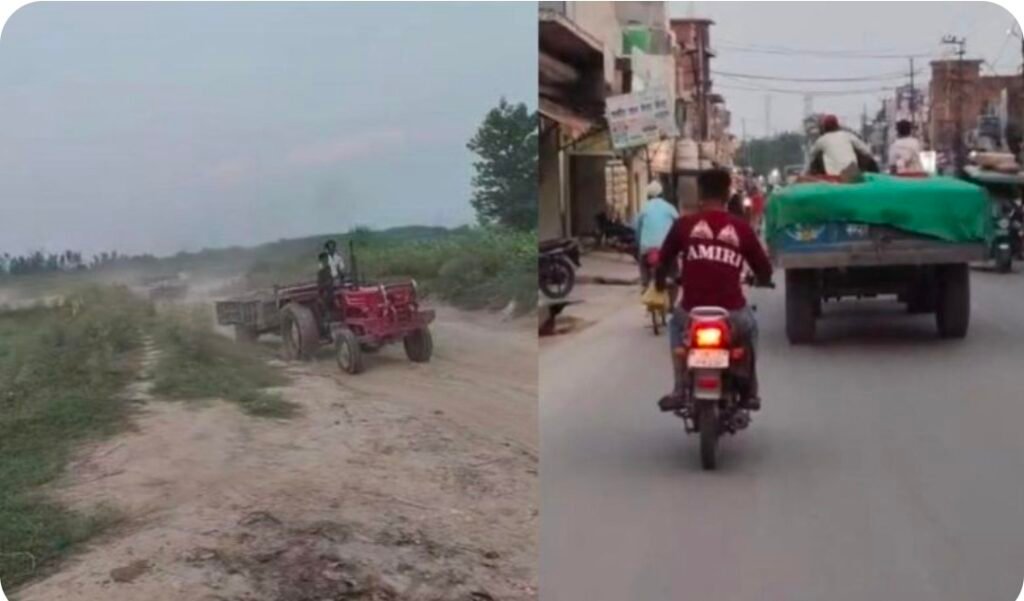 रुड़की में दिनदहाड़े अवैध खनन: सोलानी नदी से बेखौफ दौड़ रही रेत से भरी ट्रैक्टर-ट्रॉलियां
